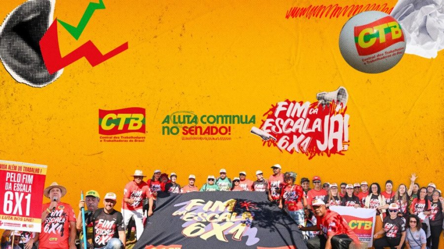 Plataforma da CTB pressiona pelo fim da escala 6x1